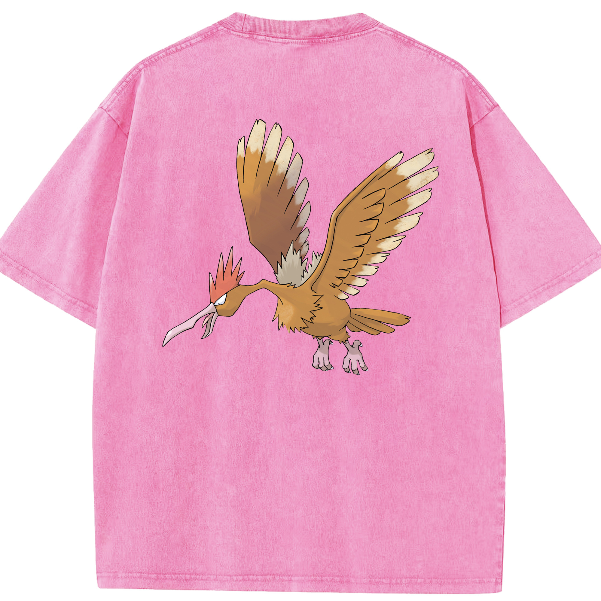 （画像用） ポケットモンスター Pokémon 綿100% ヴィンテージ風 半袖Tシャツ（背面プリント）